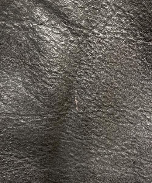 LA BOUCLE（ラ ブークル）LA BOUCLE (ラ ブークル) LAMB LEATHER FLIGHT ジャケット ブラック サイズ:2の古着・服飾アイテム
