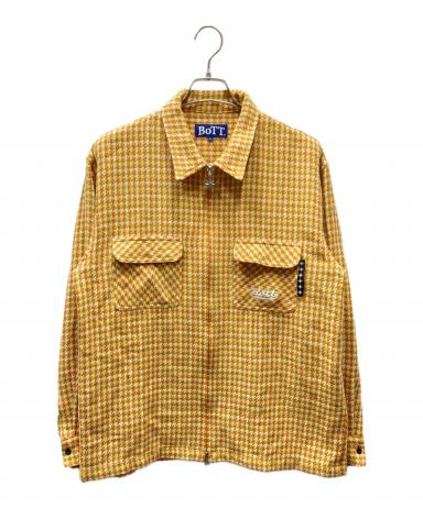 bott フランネルシャツ 中古・古着通販】BoTT (ボット) Zip-up Flannel Shirt ジップアップ