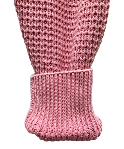 BoTT（ボット）BoTT (ボット) Knit Zip Hoodie ジップパーカー ピンク サイズ:Sの古着・服飾アイテム