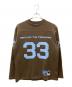 BoTT（ボット）の古着「Cotton Football Shirt ロングスリーブカットソー」｜ブラウン×ブルー