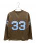 BoTT (ボット) Cotton Football Shirt ロングスリーブカットソー ブラウン×ブルー サイズ:S：14000円