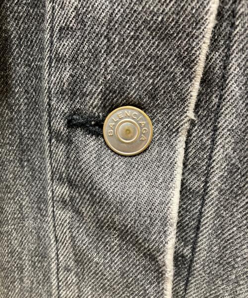 BALENCIAGA（バレンシアガ）BALENCIAGA (バレンシアガ) デニムジャケット ブラック サイズ:42の古着・服飾アイテム