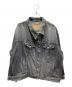 BALENCIAGA（バレンシアガ）の古着「デニムジャケット」｜ブラック