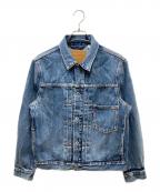 LEVI'Sリーバイス）の古着「PREMIUM TYPE I TRUCKER トラッカーデニムジャケット」｜ブルー
