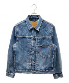 LEVI'S（リーバイス）の古着「PREMIUM TYPE I TRUCKER トラッカーデニムジャケット」｜ブルー