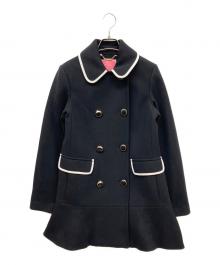 Kate Spade（ケイトスペード）の古着「ダブルコート」｜ブラック
