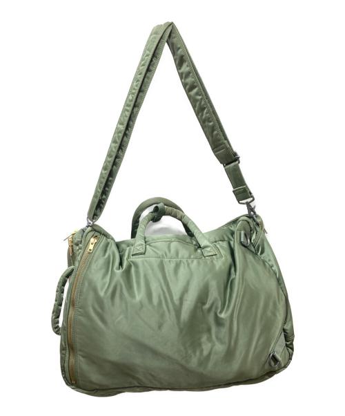 PORTER（ポーター）PORTER (ポーター) 3WAY BRIEFCASE ブリーフケース グリーンの古着・服飾アイテム