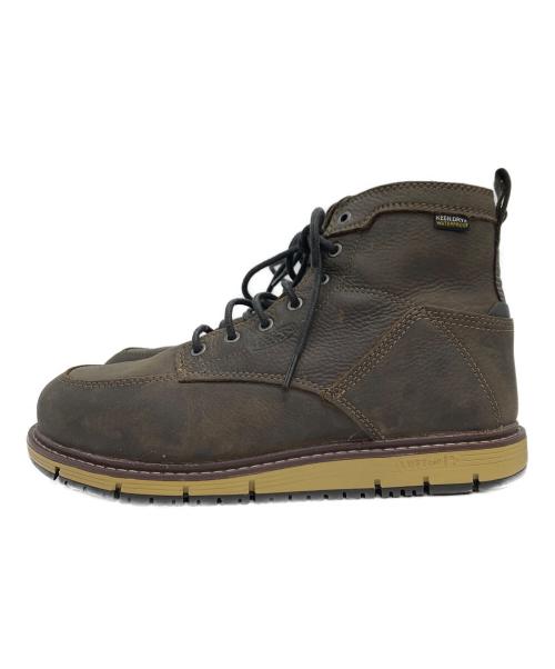 KEEN（キーン）KEEN (キーン) サンノゼ シックス ウォータープルーフ ワークブーツ ブラウン サイズ:27.5cmの古着・服飾アイテム