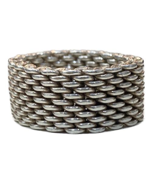 TIFFANY & Co.（ティファニー）TIFFANY & Co. (ティファニー) Somerset Mesh Ring サマセットメッシュリング シルバー サイズ:-の古着・服飾アイテム