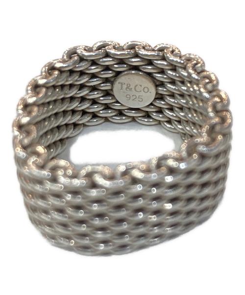 TIFFANY & Co.（ティファニー）TIFFANY & Co. (ティファニー) Somerset Mesh Ring サマセットメッシュリング シルバー サイズ:-の古着・服飾アイテム