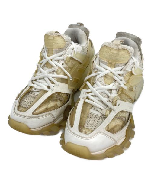 BALENCIAGA（バレンシアガ）BALENCIAGA (バレンシアガ) TRACK CLEAR SOLE トラック ローカットスニーカー ホワイト サイズ:UK8の古着・服飾アイテム
