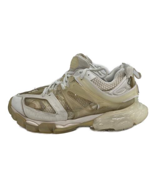 BALENCIAGA（バレンシアガ）BALENCIAGA (バレンシアガ) TRACK CLEAR SOLE トラック ローカットスニーカー ホワイト サイズ:UK8の古着・服飾アイテム