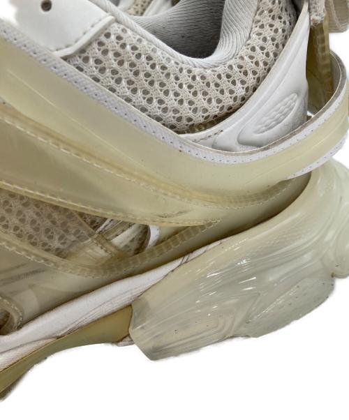 BALENCIAGA（バレンシアガ）BALENCIAGA (バレンシアガ) TRACK CLEAR SOLE トラック ローカットスニーカー ホワイト サイズ:UK8の古着・服飾アイテム