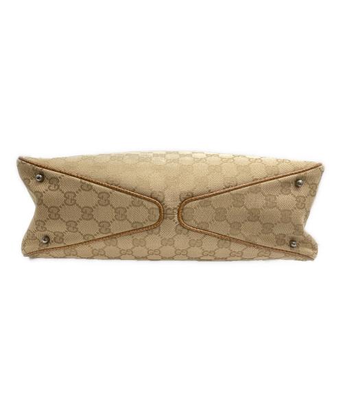 GUCCI（グッチ）GUCCI (グッチ) GGキャンバストートバッグ ベージュの古着・服飾アイテム