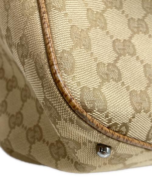 GUCCI（グッチ）GUCCI (グッチ) GGキャンバストートバッグ ベージュの古着・服飾アイテム