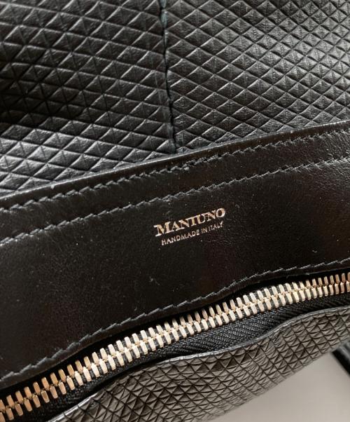 MANIUNO（マニウノ）MANIUNO (マニウノ) レザーリュック ブラック サイズ:FREEの古着・服飾アイテム