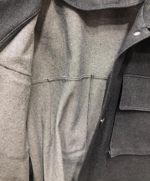 IHNN（イン）IHNN (イン) STUDIOUS (ステュディオス) 「STUDIOUS別注」デニムステッチジレ ブラック サイズ:38の古着・服飾アイテム