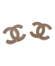 CHANEL（シャネル）の古着「2Pココマーク レザーロゴ ピアス」
