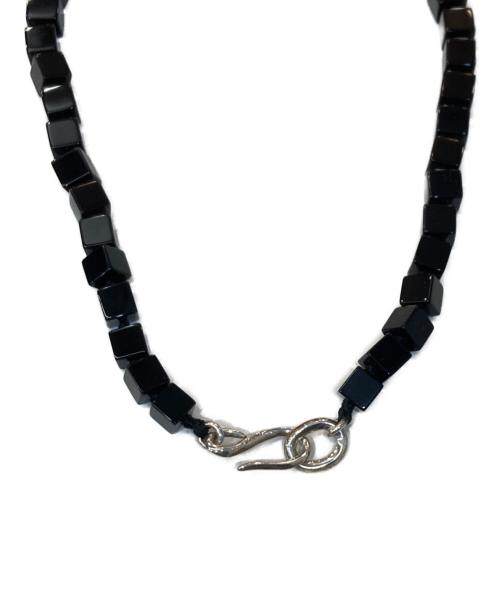 R.ALAGAN（ララガン）R.ALAGAN (ララガン) CUBE STONE NECKLACE BLACK ONYX キューブストーンネックレス ブラックの古着・服飾アイテム