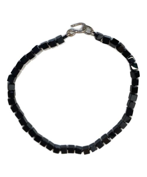 R.ALAGAN（ララガン）R.ALAGAN (ララガン) CUBE STONE NECKLACE BLACK ONYX キューブストーンネックレス ブラックの古着・服飾アイテム