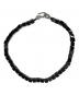 R.ALAGAN（ララガン）の古着「CUBE STONE NECKLACE BLACK ONYX キューブストーンネックレス」｜ブラック