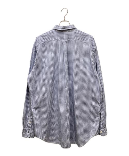 RALPH LAUREN（ラルフローレン）RALPH LAUREN (ラルフローレン) 長袖シャツ ホワイト×ネイビー サイズ:XLの古着・服飾アイテム
