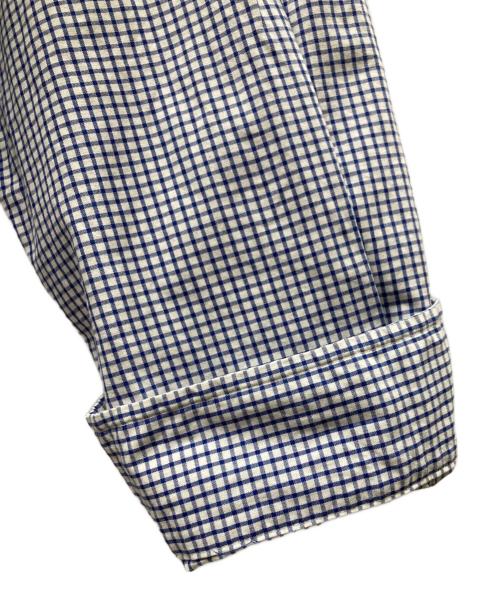 RALPH LAUREN（ラルフローレン）RALPH LAUREN (ラルフローレン) 長袖シャツ ホワイト×ネイビー サイズ:XLの古着・服飾アイテム