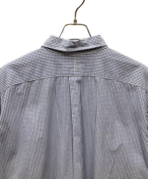 RALPH LAUREN（ラルフローレン）RALPH LAUREN (ラルフローレン) 長袖シャツ ホワイト×ネイビー サイズ:XLの古着・服飾アイテム
