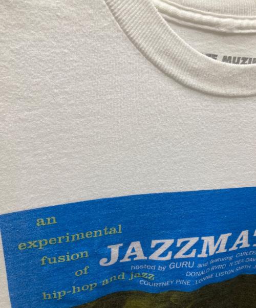 SKATE  MUZIK（スケート・ミュージック）SKATE  MUZIK (スケート・ミュージック) jazzmatazz vol.1 L/S tee ロングスリーブTシャツ ホワイト サイズ:Mの古着・服飾アイテム