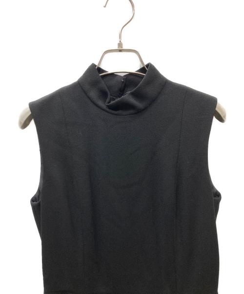 Saint Laurent Paris（サンローランパリ）Saint Laurent Paris (サンローランパリ) ノースリーブワンピース ブラック サイズ:36の古着・服飾アイテム