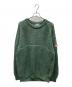 C.E（シーイー）の古着「SIDE MESH LOOSE WAFFLE KNIT ルーズワッフルニット」｜グリーン