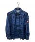 C.E（シーイー）の古着「FLAME DENIM BIG SHIRT 長袖シャツ」｜ブルー×ブラック