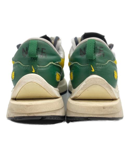 NIKE（ナイキ）NIKE (ナイキ) sacai (サカイ) VAPOR WAFFLE ヴェイパーワッフルローカットスニーカー グリーン×イエロー サイズ:27.5cmの古着・服飾アイテム