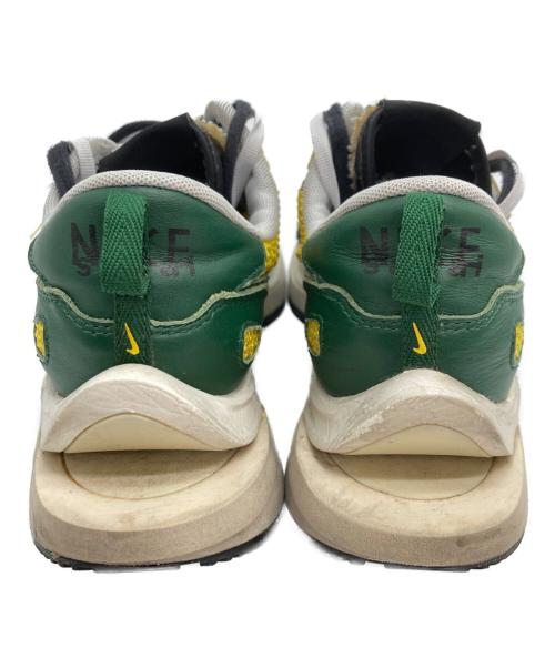 NIKE（ナイキ）NIKE (ナイキ) sacai (サカイ) VAPOR WAFFLE ヴェイパーワッフルローカットスニーカー グリーン×イエロー サイズ:27.5cmの古着・服飾アイテム