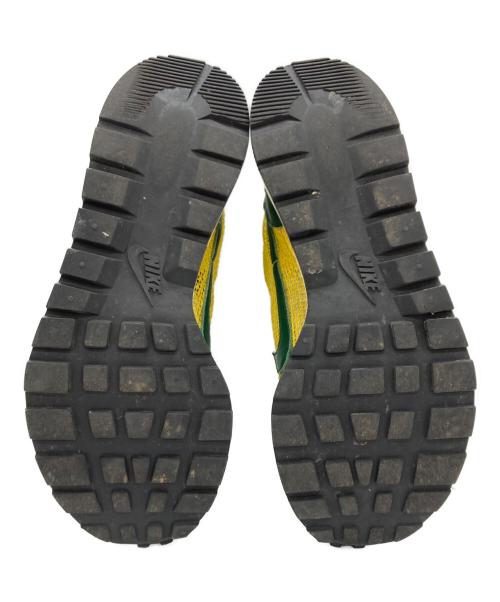 NIKE（ナイキ）NIKE (ナイキ) sacai (サカイ) VAPOR WAFFLE ヴェイパーワッフルローカットスニーカー グリーン×イエロー サイズ:27.5cmの古着・服飾アイテム
