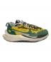 中古・古着 NIKE (ナイキ) sacai (サカイ) VAPOR WAFFLE ヴェイパーワッフルローカットスニーカー グリーン×イエロー サイズ:27.5cm：17000円