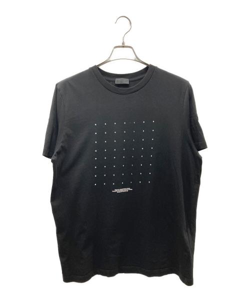 MONCLER（モンクレール）MONCLER (モンクレール) SS T-SHIRT 袖ロゴワッペンTシャツ ブラック サイズ:Ｍの古着・服飾アイテム