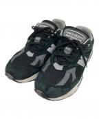 NEW BALANCEニューバランス）の古着「Made in UK 991v2 ローカットスニーカー」｜ブラック