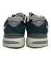 中古・古着 NEW BALANCE (ニューバランス) Made in UK 991v2 ローカットスニーカー ブラック サイズ:9 1/2：11000円