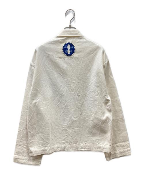Story mfg.（ストーリーエムエフジー）Story mfg. (ストーリーエムエフジー) コットン刺繍カバーオール アイボリー サイズ:XSの古着・服飾アイテム