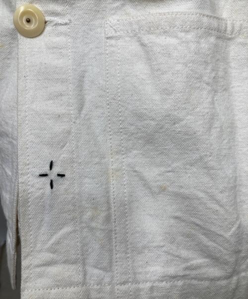 Story mfg.（ストーリーエムエフジー）Story mfg. (ストーリーエムエフジー) コットン刺繍カバーオール アイボリー サイズ:XSの古着・服飾アイテム
