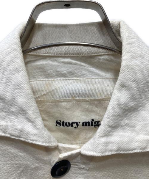 Story mfg.（ストーリーエムエフジー）Story mfg. (ストーリーエムエフジー) コットン刺繍カバーオール アイボリー サイズ:XSの古着・服飾アイテム