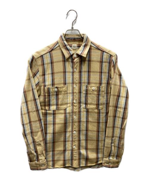 Ron Herman（ロンハーマン）Ron Herman (ロンハーマン) コットンツイル チェックネルシャツ イエロー サイズ:Sの古着・服飾アイテム