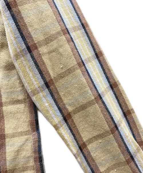 Ron Herman（ロンハーマン）Ron Herman (ロンハーマン) コットンツイル チェックネルシャツ イエロー サイズ:Sの古着・服飾アイテム
