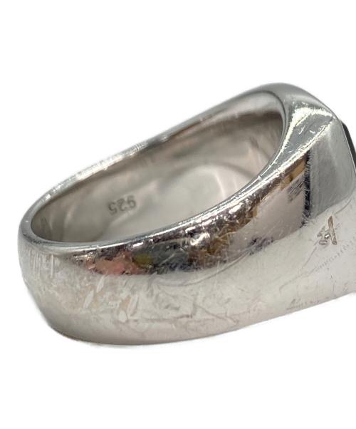 TOM WOOD（トムウッド）TOM WOOD (トムウッド) Cushion Black Onyx Ring オニキスリング ブラック×シルバー サイズ:13号の古着・服飾アイテム