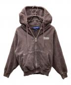 BoTTボット）の古着「Sparkle Stitch Hoodie スパークルステッチフーディー」｜ブラウン