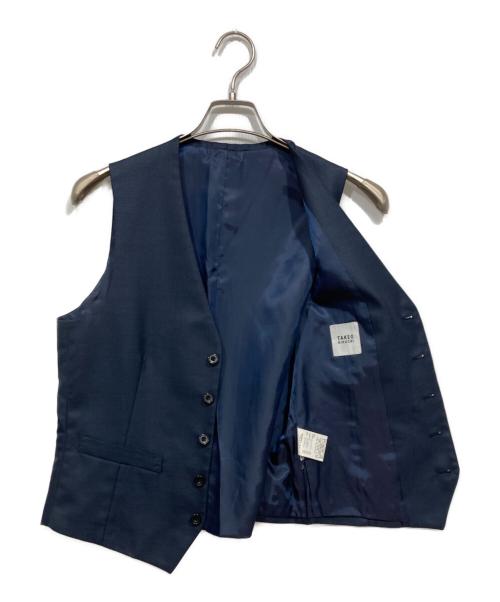 TAKEO KIKUCHI（タケオキクチ）TAKEO KIKUCHI (タケオキクチ) 3Pスーツ ネイビー サイズ:1の古着・服飾アイテム
