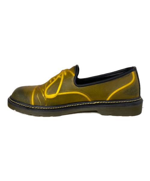 Maison MIHARA YASUHIRO（メゾン ミハラ ヤスヒロ）Maison MIHARA YASUHIRO (メゾン ミハラ ヤスヒロ) Transparent Leather Slipon インビシブルシューズ イエロー サイズ:41の古着・服飾アイテム