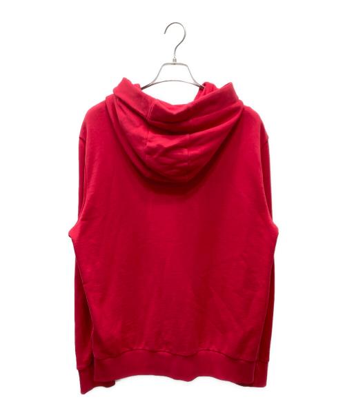 MONCLER（モンクレール）MONCLER (モンクレール) FELPA CON CAPPUCCIO 袖ワッペンパーカー レッド サイズ:XLの古着・服飾アイテム