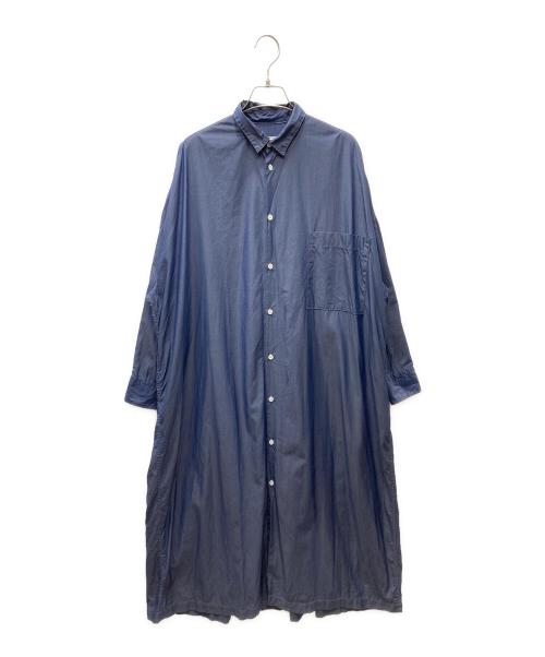 Toujours（トゥジュー）Toujours (トゥジュー) シャツワンピース ネイビー サイズ:2の古着・服飾アイテム